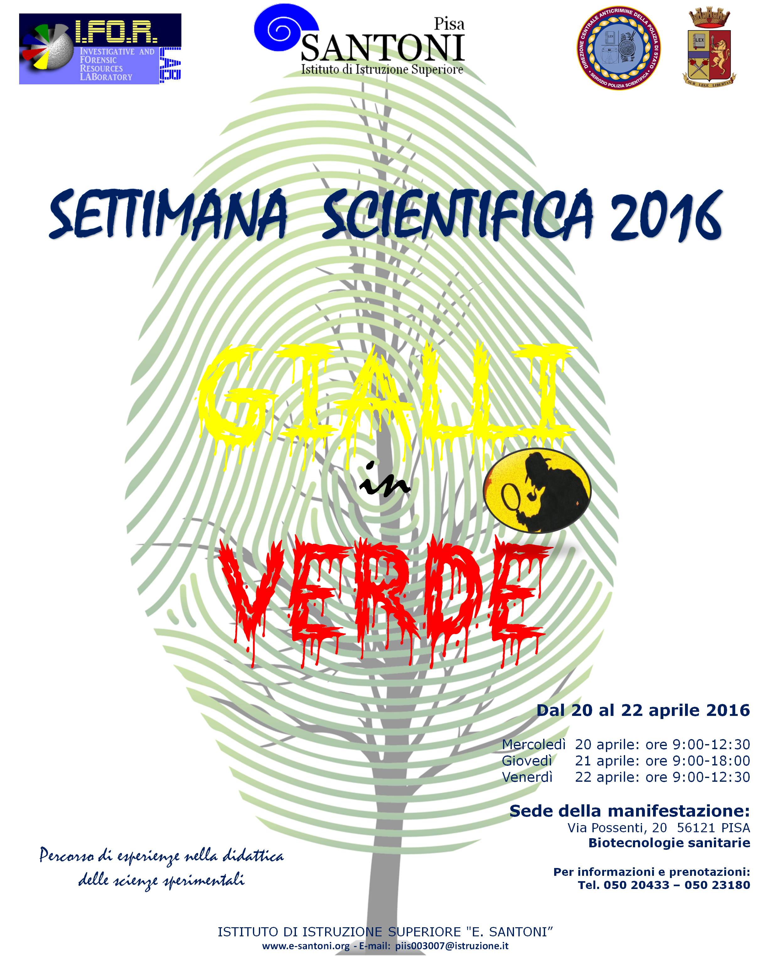 locandina settimana scientifica 2016 uv